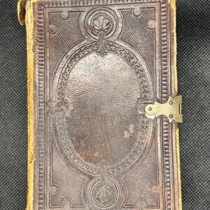 Holy Bible 1865 – Civil War Era Pocket Edition - Handwritten Inscription
